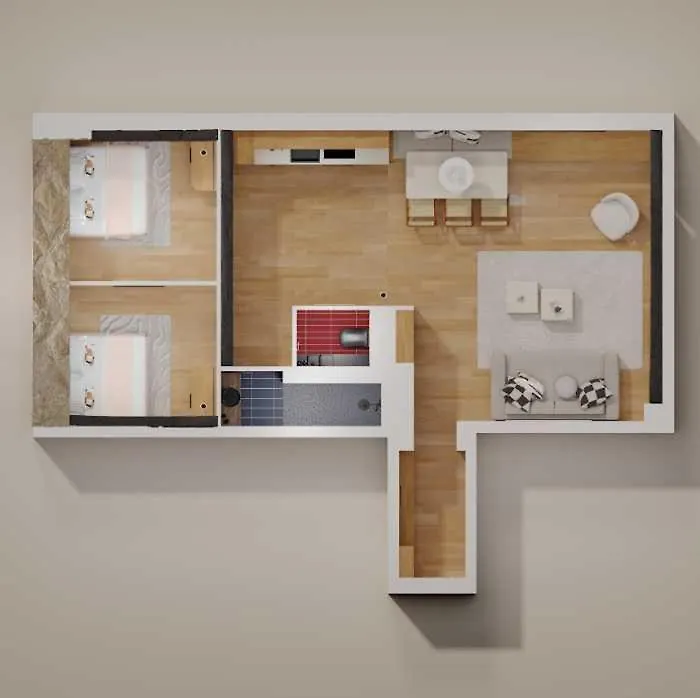 Refurbished Apartment - 2Br-6P - Chatelet Paris 0*,  France